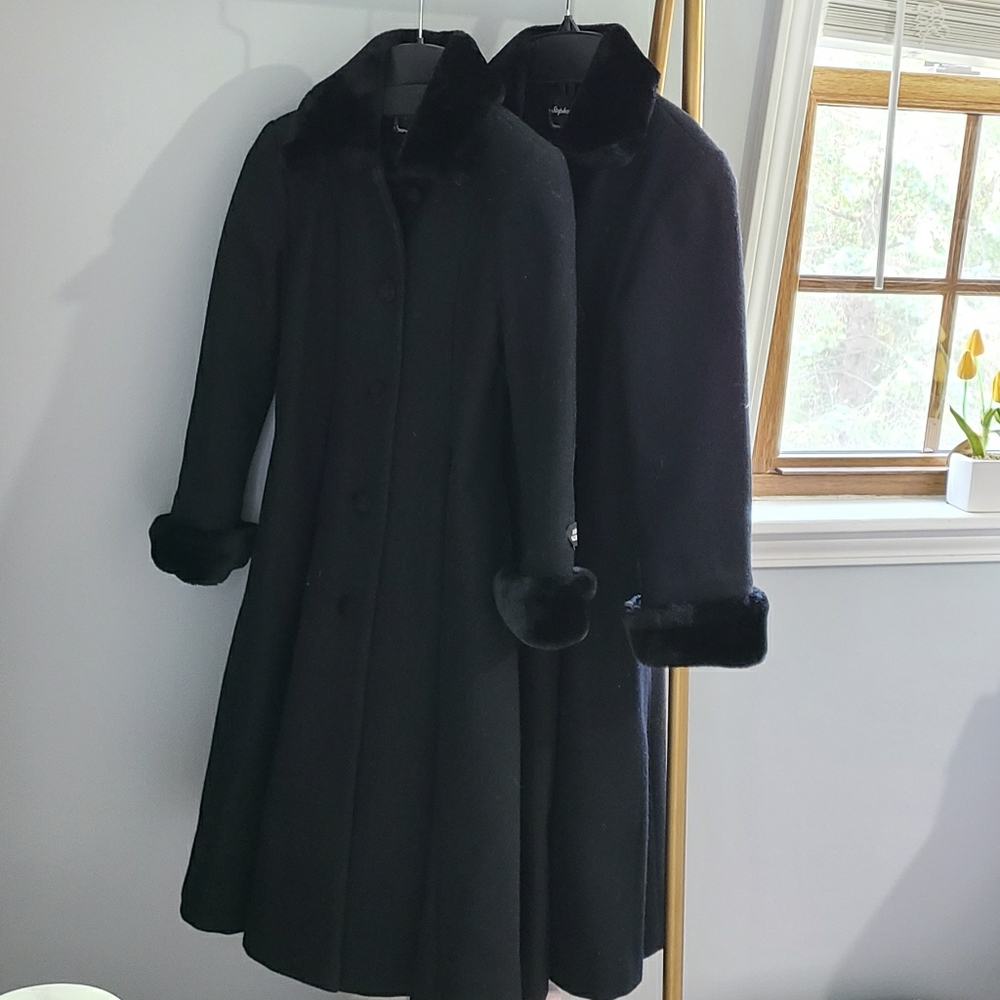 Wool trench coat